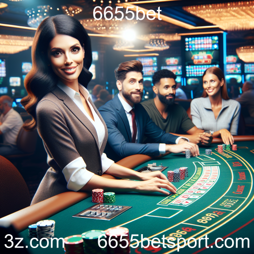 A Experiência do Cassino Ao Vivo no 6655bet